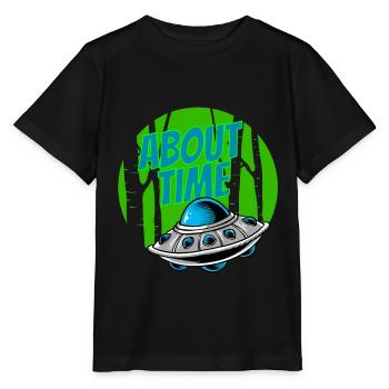Alien - Stanley/Stella Kinder T-Shirt MINI CREATOR  - Schwarz - Vorne - Mikhail (115cm)