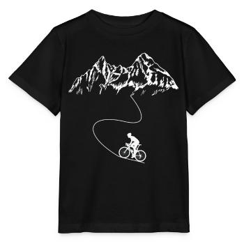 Fahrrad Rennrad Radrennen Fahrradtour - Stanley/Stella Kinder T-Shirt MINI CREATOR  - Schwarz - Vorne - Mikhail (115cm)