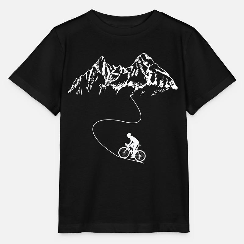 Vélo de route Vélo Vélo Course Vélo Tour - T-shirt bio MINI CREATOR Stanley/Stella Enfant - noir