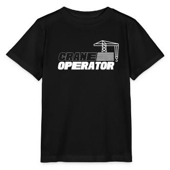 Crane driver Crane operator Crane crane - Stanley/Stella MINI CREATOR Kids’ T-Shirt - black - Front - Mikhail (115cm)