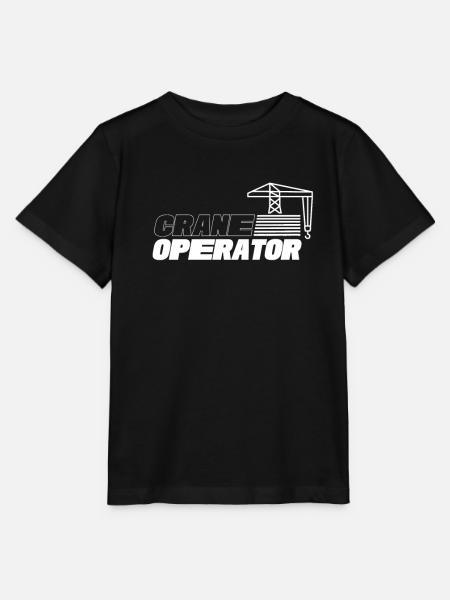 Kranfahrer Kranführer Krane Kran - Stanley/Stella Kinder T-Shirt MINI CREATOR - Schwarz