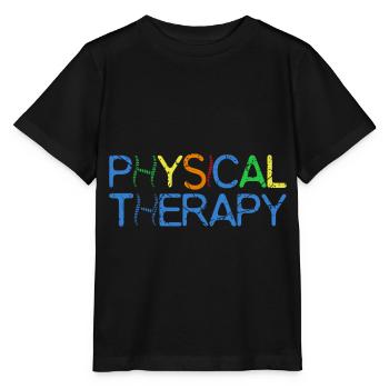 physiotherapist - Stanley/Stella MINI CREATOR Kids’ T-Shirt - black - Front - Mikhail (115cm)