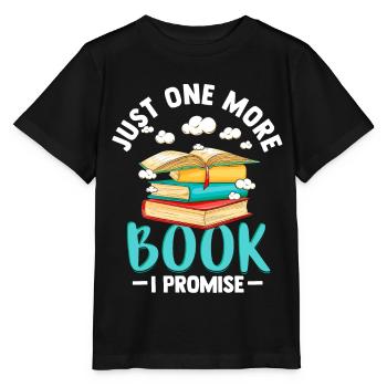 Book - Stanley/Stella MINI CREATOR Kids’ T-Shirt - black - Front - Mikhail (115cm)