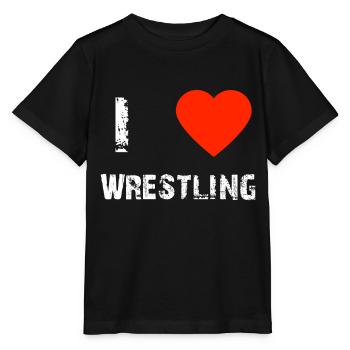 Wrestling - Stanley/Stella Kinder T-Shirt MINI CREATOR  - Schwarz - Vorne - Mikhail (115cm)