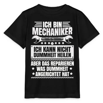 Cadeau de mécanique pour la visseuse de voiture mécatronicien - T-shirt bio MINI CREATOR Stanley/Stella Enfant - noir - Devant - Mikhail (115cm)
