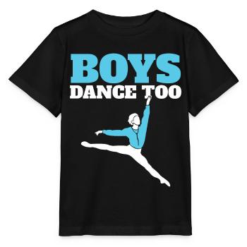 Boys Dance Too - Stanley/Stella Kinder T-Shirt MINI CREATOR  - Schwarz - Vorne - Mikhail (115cm)