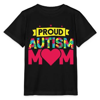 Autismus Bewusstsein - Stanley/Stella Kinder T-Shirt MINI CREATOR  - Schwarz - Vorne - Mikhail (115cm)