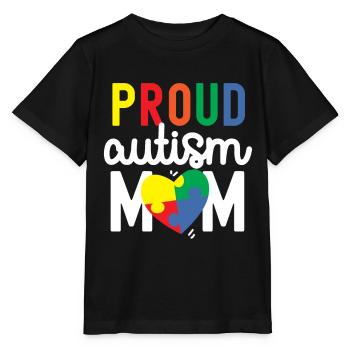 Autismus Bewusstsein - Stanley/Stella Kinder T-Shirt MINI CREATOR  - Schwarz - Vorne - Mikhail (115cm)