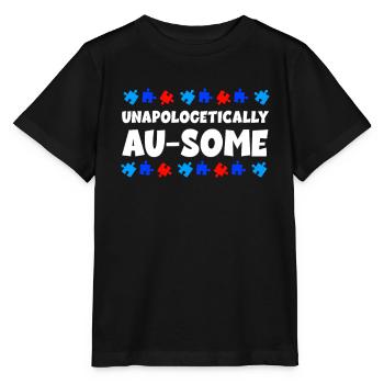 Autismus Bewusstsein - Stanley/Stella Kinder T-Shirt MINI CREATOR  - Schwarz - Vorne - Mikhail (115cm)