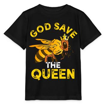 Bee Beekeeper Bumblebee Zeidler Honey Gift Honeycomb - Stanley/Stella MINI CREATOR Kids’ T-Shirt - black - Front - Mikhail (115cm)