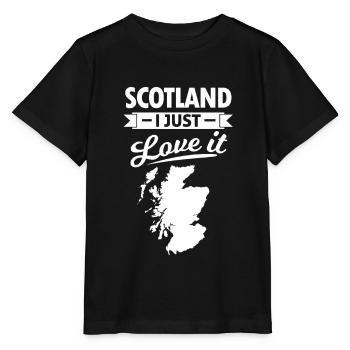 Schottland Karte England Liebe Edinburgh - Stanley/Stella Kinder T-Shirt MINI CREATOR  - Schwarz - Vorne - Mikhail (115cm)