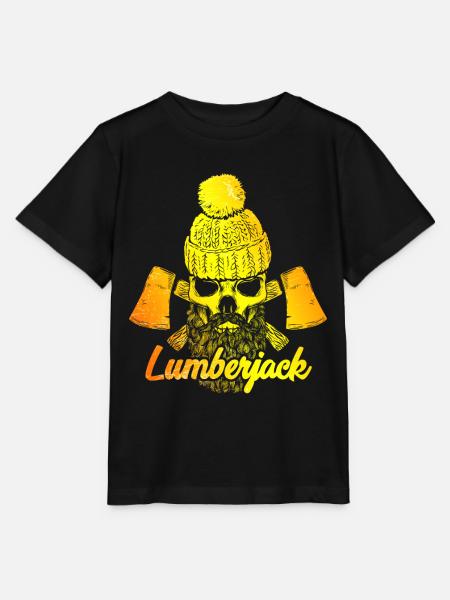 Lumberjack Förster Forstwart - Stanley/Stella Kinder T-Shirt MINI CREATOR  - Schwarz