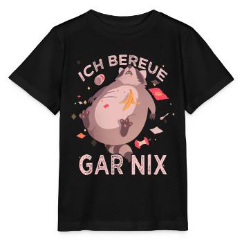 Niedlicher Waschbär Lustige Sprüche Geschenk - Stanley/Stella Kinder T-Shirt MINI CREATOR  - Schwarz - Vorne - Mikhail (115cm)