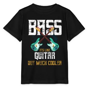 Bass Guitarist Bass Player - Stanley/Stella MINI CREATOR Kids’ T-Shirt - black - Front - Mikhail (115cm)