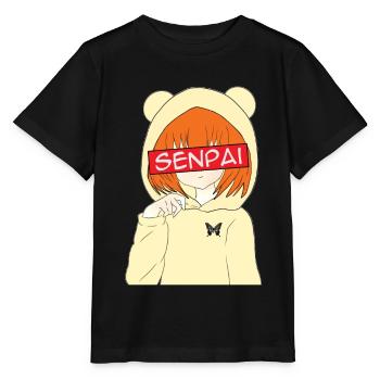 Anime Senpai Anime Fans Anime Style Anime Tenue - T-shirt bio MINI CREATOR Stanley/Stella Enfant - noir - Devant - Mikhail (115cm)