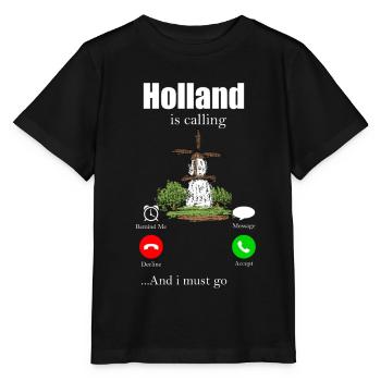 Netherlands - Stanley/Stella MINI CREATOR Kids’ T-Shirt - black - Front - Mikhail (115cm)