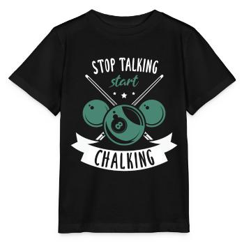 Billiard Billiards Snooker Cue Gift - Stanley/Stella MINI CREATOR Kids’ T-Shirt - black - Front - Mikhail (115cm)