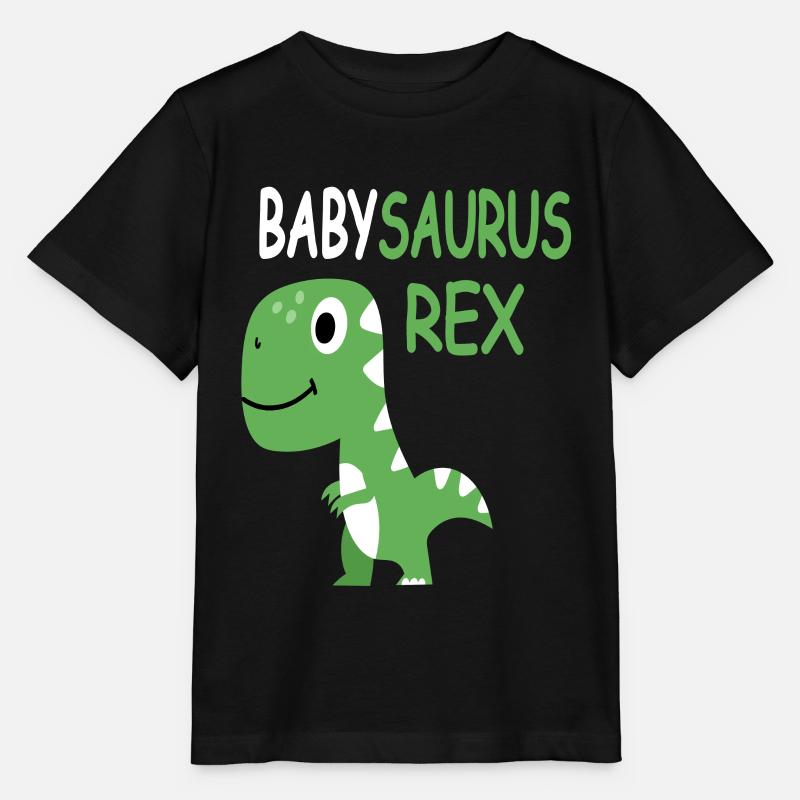 BébéSaure Rex - Bébé Saurus - Bébé dinosaures - T-shirt bio MINI CREATOR Stanley/Stella Enfant - noir