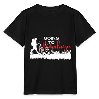 Himalaya Randonnées Montagnes Népal - T-shirt bio MINI CREATOR Stanley/Stella Enfant - noir - Devant - Mikhail (115cm)