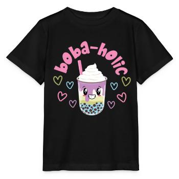 Bubble Tea - T-shirt bio MINI CREATOR Stanley/Stella Enfant - noir - Devant - Mikhail (115cm)