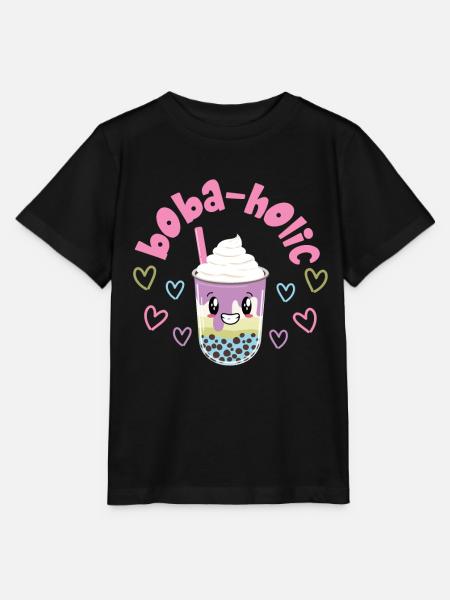 Bubble Tea - Stanley/Stella Kinder T-Shirt MINI CREATOR  - Schwarz