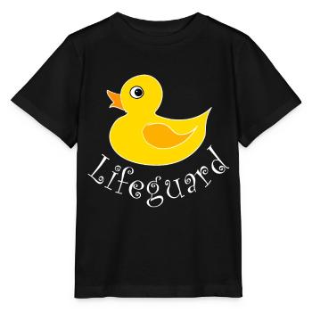 Canard Canard Grinchet Quak - T-shirt bio MINI CREATOR Stanley/Stella Enfant - noir - Devant - Mikhail (115cm)