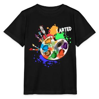 Spruch I Arted Grafik Künstler Kunsthandwerk - Stanley/Stella Kinder T-Shirt MINI CREATOR  - Schwarz - Vorne - Mikhail (115cm)