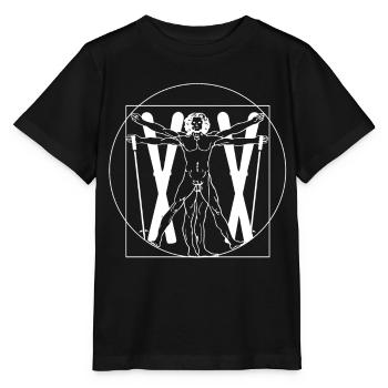 Da Vinci Skier skis d’hiver Skis d’hiver - T-shirt bio MINI CREATOR Stanley/Stella Enfant - noir - Devant - Mikhail (115cm)