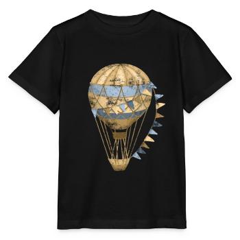 Montgolfière montgolfière - T-shirt bio MINI CREATOR Stanley/Stella Enfant - noir - Devant - Mikhail (115cm)