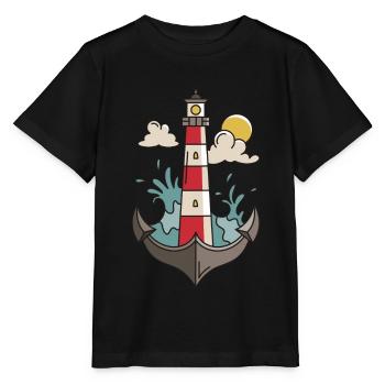 Bateau bateau - T-shirt bio MINI CREATOR Stanley/Stella Enfant - noir - Devant - Mikhail (115cm)