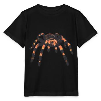 Tarantula spider spiders - Stanley/Stella MINI CREATOR Kids’ T-Shirt - black - Front - Mikhail (115cm)