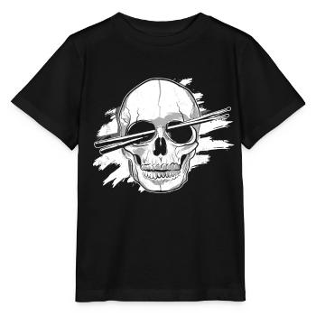 Schlagzeuger Tshirt für Drummer Musiker Rock Bass - Stanley/Stella Kinder T-Shirt MINI CREATOR  - Schwarz - Vorne - Mikhail (115cm)