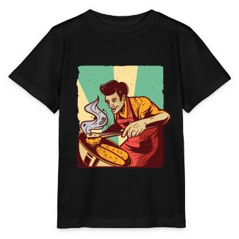 Barbecue homme Barbecue - T-shirt bio MINI CREATOR Stanley/Stella Enfant - noir - Devant - Mikhail (115cm)