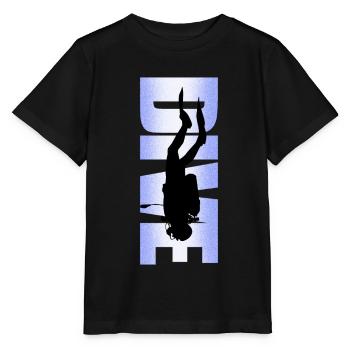 Scuba diving freediving snorbague - T-shirt bio MINI CREATOR Stanley/Stella Enfant - noir - Devant - Mikhail (115cm)
