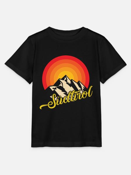 Südtirol Wandern Tiroler Italien Heimat - Stanley/Stella Kinder T-Shirt MINI CREATOR - Schwarz