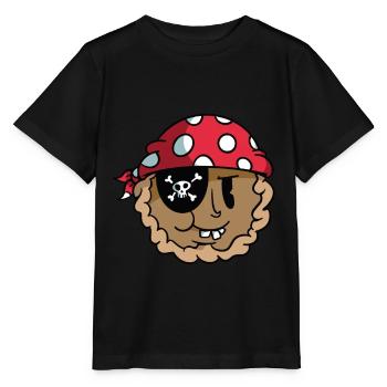 Pirates pirates enfants capitaine - T-shirt bio MINI CREATOR Stanley/Stella Enfant - noir - Devant - Mikhail (115cm)