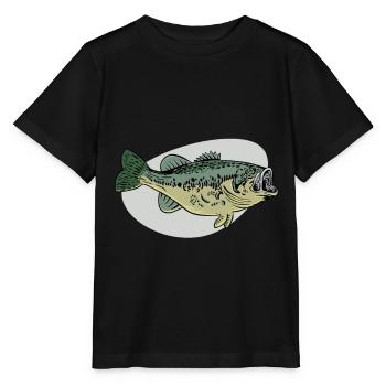 Pêche pêche pêche à carpes pêche pêche - T-shirt bio MINI CREATOR Stanley/Stella Enfant - noir - Devant - Mikhail (115cm)