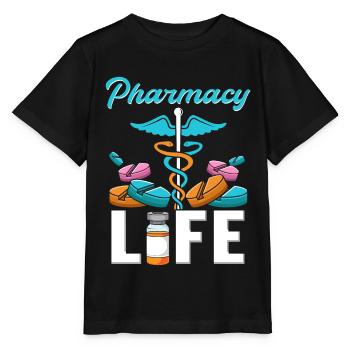 Pharmacist Pharmacy Life Pharmacy Pharmacy Student - Stanley/Stella MINI CREATOR Kids’ T-Shirt - black - Front - Mikhail (115cm)