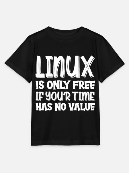 Linux Geek Hacking Computer Scientist - Stanley/Stella MINI CREATOR Kids’ T-Shirt - black