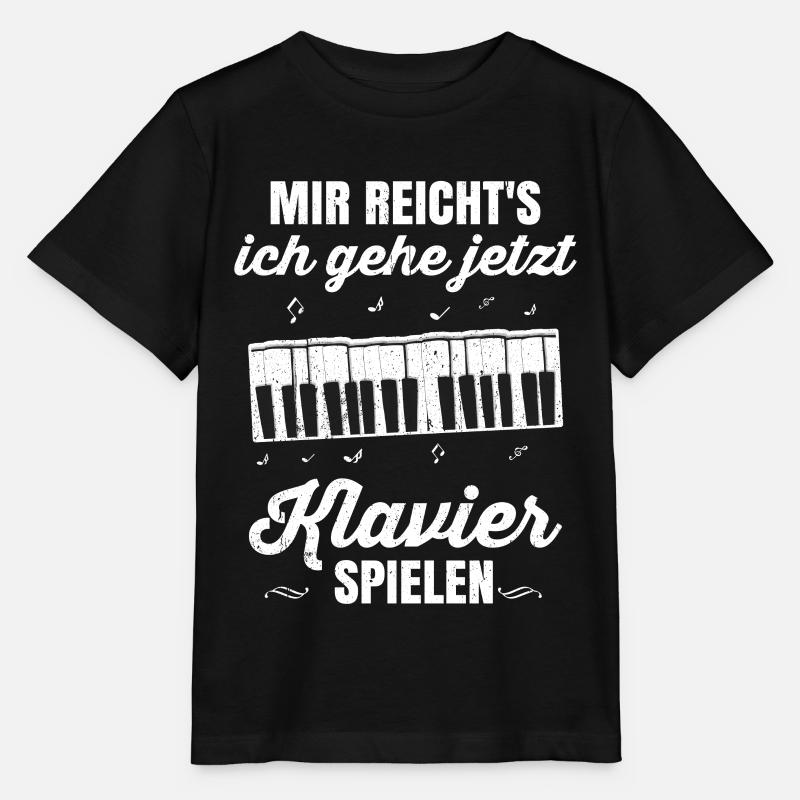 Klavier - Stanley/Stella Kinder T-Shirt MINI CREATOR  - Schwarz