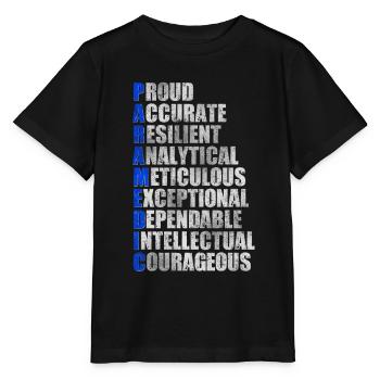 EMT ambulanciers ambulanciers - T-shirt bio MINI CREATOR Stanley/Stella Enfant - noir - Devant - Mikhail (115cm)