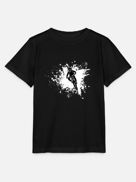 Mountainbiker Sprüche - Stanley/Stella Kinder T-Shirt MINI CREATOR - Schwarz