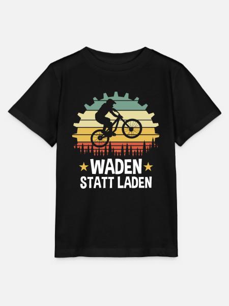 Radfahrer Waden Statt Laden - Stanley/Stella Kinder T-Shirt MINI CREATOR - Schwarz