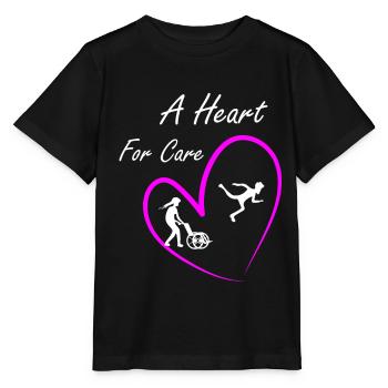 Elderly nurse care for the elderly - Stanley/Stella MINI CREATOR Kids’ T-Shirt - black - Front - Mikhail (115cm)