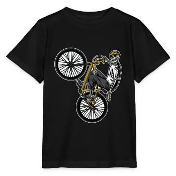 Bike Mtb Mountain Bike Biker Bike Downhill Bike - Stanley/Stella MINI CREATOR Kids’ T-Shirt - black - Front - Mikhail (115cm)