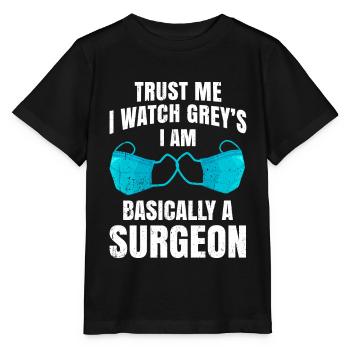 Surgeon Doctor Doctor - Stanley/Stella MINI CREATOR Kids’ T-Shirt - black - Front - Mikhail (115cm)