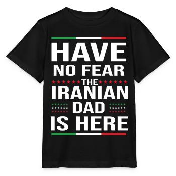 Iraner Vater Iran Perserreich - Stanley/Stella Kinder T-Shirt MINI CREATOR  - Schwarz - Vorne - Mikhail (115cm)