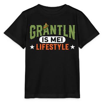 Oberbayern Grantln Grantler Geschenk - Stanley/Stella Kinder T-Shirt MINI CREATOR  - Schwarz - Vorne - Mikhail (115cm)