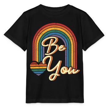 lgbtq pride month 2021 shirt be you - T-shirt bio MINI CREATOR Stanley/Stella Enfant - noir - Devant - Mikhail (115cm)