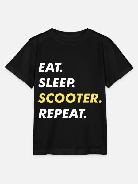 Scooter - Stanley/Stella Kinder T-Shirt MINI CREATOR - Schwarz